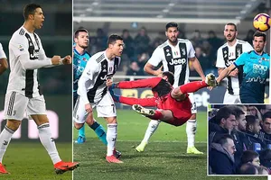 Atalanta - Juventus 2-2: Zapata lập cú đúp, Ronaldo cứu thua để nối dài chuỗi 18 trận bất bại