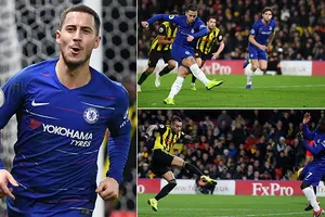 Watford - Chelsea 1-2: Eden Hazard tỏa sáng, Maurizio Sarri giành lại vị trí thứ 4