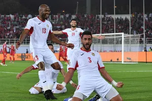 Jordan - Syria 2-0: Mousa Suleiman mở tỷ số, Tareq Khattab đánh đầu giành thêm 3 điểm