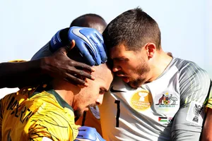 Australia - Palestine 3-0: Maclaren, Mabil, Giannou lập công, Australia vươn lên nhì bảng