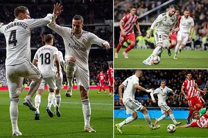 Real Madrid - Girona 4-2: Vazquez, Benzema ghi bàn, Sergio Ramos lập cú đúp