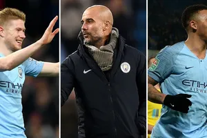 Man City - Burnley 5-0: Gabriel Jesus, Bernardo, De Bruyne, Aguero lập công, Pep lại thắng đậm