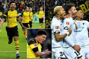 Borussia Dortmund - Hoffenheim 3-3: Sancho, Gotze, Guerreiro ghi bàn nhưng Dortmund bị cầm chân