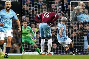 Man City - West Ham 1-0: Aguero ghi bàn trên chấm 11m, HLV Pep Guardiola bám đuổi Jurgen Klopp