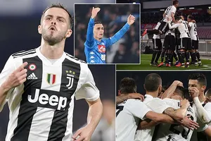 Napoli - Juventus 1-2: Pjanic, Emre Can ghi bàn, Juve bất bại, trọng tài Rocchi rút 2 thẻ đỏ