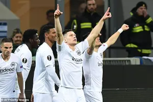 Inter - Eintracht Frankfurt 0-1 (chung cuộc 0-1): Luka Jovic bất ngờ hạ gục Inter khỏi Europa League