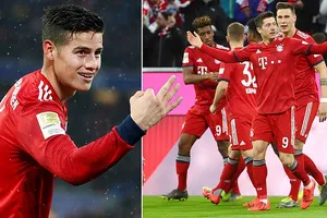Bayern Munich - Mainz 05 6-0: Lewandowski mở màn, Rodriguez lập hattrick, Coman, Davies khoe tài