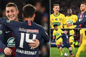 PSG - Nantes 3-0: Verratti, Mbappe, Alves ghi bàn, HLV Thomas Tuchel giành vé chung kết