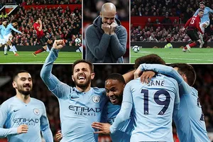 Man United - Man City 0-2: Bernardo Silva, Sane rực sáng, Pep Guardiola hạ Solskjaer