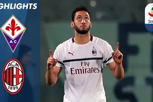 Fiorentina - Milan 0-1: Calhanoglu là người hùng Milan