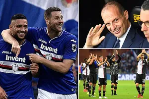 Sampdoria - Juventus 2-0: Vắng Ronaldo, Defrel, Caprari hạ Juve, Quagliarella giành Vua phá lưới