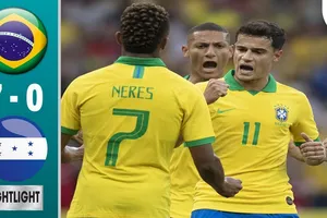 Brazil - Honduras 7-0: Vắng Neymar, Jesus, Silva, Coutinho, Neres, Firmino, Richarlison trút mưa gôn