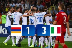 Armenia - Italia 1-3: Belotti lập cú đúp, Pellegrini tỏa sáng giúp Italia dẫn đầu bảng J