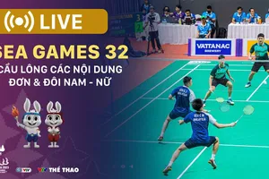 🔴 TRỰC TIẾP SEA Games nội dung đơn, đôi nam nữ cầu lông ngày 12-5