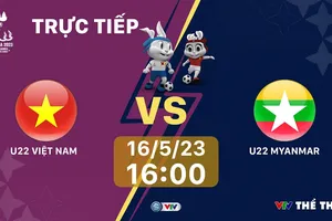 🔴 TRỰC TIẾP SEA Games 32, tranh HCĐ bóng đá nam: U22 VIỆT NAM vs U22 MYANMAR