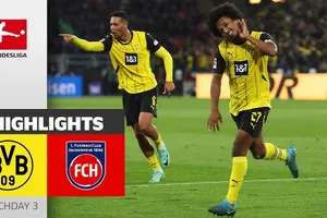 Borussia Dortmund vs Heidenhem 4-2: Pieringer, Traore, Breunig lập công, Malen, Adeyemi, Adeyemi, Can giành chiến thắng