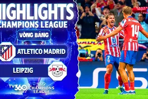 Atletico Madrid vs Leipzig 2-1: Sesko mở bàn phút thứ 4, Griezmann tỏa sáng gỡ hòa, góp 1 đường kiến tạo, Gimenez chốt hạ chiến thắng