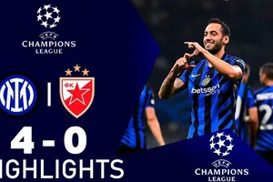 Inter Milan vs Crvena Zvezda 4-0: Lần lượt Calhanoglu, Arnautovic, Lautaro Martinez, Taremi thị uy, bỏ túi gọn gàng 3 điểm