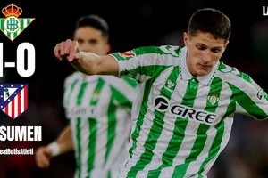 Real Betis vs Atletico Madrid 1-0: Jimenez bất ngờ sớm phản lưới nhà, dàn sao Koke, Gallagher, Alvarez, Griezmann bế tắc