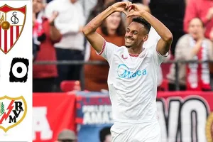 Sevilla vs Rayo Vallecano 1-0: Ivan Romero kiến tạo, Djibril Sow ghi bàn duy nhất giành gọn chiến thắng, trọng tài VAR phạt Unai Lopez thẻ đỏ