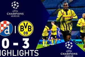 Dinamo Zagreb vs Borussia Dortmund 0-3: Lần lượt Gittens, Bensebaini, Guirassy tỏa sáng, thị uy sức mạnh Dortmund 