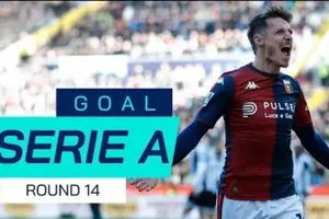 Nhìn lại các bàn thắng ở vòng 14 Serie A 2024-2025