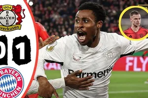 Bayern Munich vs Leverkusen 0-1: Tâm điểm thẻ đỏ của Manuel Neuer, Grimaldo kiến tạo, Nathan Tella loại Bayern khỏi DFB Cup 2024, mất cú ăn 3 mùa 2024-2025