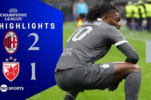 AC Milan vs Sao đỏ Belgrade 2-1: Fofana kiến tạo, Leao khai bàn, Radonjic gỡ hòa, Camarda chuyền, Abraham ấn định chiến thắng cho Milan