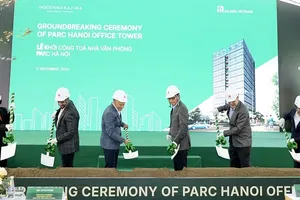 Indochina Kajima khởi công dự án văn phòng hạng A tại khu trung tâm mới phía Tây Hà Nội