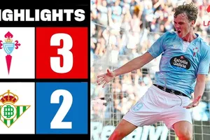 Celta Vigo vs Real Betis 3-2: Antony, Diego Llorente sớm dẫn trước 2 bàn nhưng Fran Beltran, Javi Rodriguez, Williot Swedberg ngược dòng chiến thắng đỉnh cao