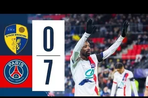 Stade Briochin vs PSG 0-7: Neves khai bàn, Ramos xuất thần cú hattrick nhờ penalty, Doue, Mayulu, Dembele lần lượt góp công chiến thắng áp đảo, bước tiếp Coupe de France 2025
