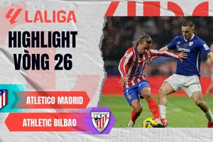 Atletico Madrid vs Athletic Bilbao 1-0: Llorente chuyền chớp nhoáng, Julian Alvarez ghi bàn duy nhất, HLV Diego Simeone tạm vượt Barca, Real dẫn đầu LaLiga