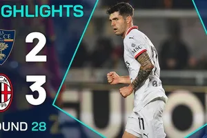Lecce vs AC Milan 2-3: Krstovic sớm tỏa sáng cú đúp nhưng Antonio Gallo phản lưới nhà, Pulisic lập công từ chấm penalty, Pulisic ấn định 3 điểm