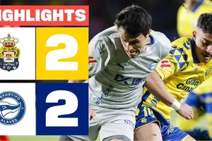 Las Palmas vs Alaves 2-2: Toni Martiez sớm khai bàn, Jon Guridi nhân đôi cách biệt, Fabio Silva lập công nhờ penalty, Alberto Moleiro chia điểm phút bù giờ khó tin