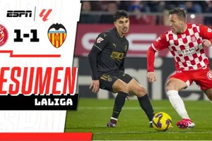 Girona vs Valencia 1-1: Diego Lopez mở màn hy vọng 3 điểm nhưng sau 6 phút Christian Stuani phá vỡ giấc mơ, chia điểm kịch tính