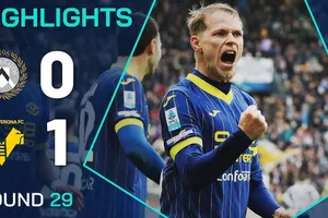 Udinese vs Verona 0-1: Ondrej Duda vẽ siêu phẩm đá phạt đẹp mắt, xứng đáng giành chiến thắng 