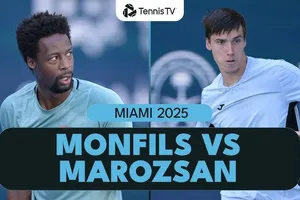 Gael Monfils vs Fabian Marozsan 6-3 3-6 6-4: Monfils hạ Marozsan sau 1 giờ 45 phút, tiếp tục gặp Jiri Lehecka ở Miami 2025
