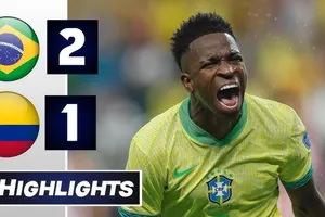 Brazil vs Colombia 1-1: Raphinha khai bàn nhờ chấm penalty, James Rodriguez kiến tạo, Luis Diaz gỡ hòa, Raphinha kiến tạo, Vinicius ghi siêu phẩm sút xa giành gọn 3 điểm 