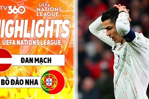 Đan Mạch vs Bồ Đào Nha 1-0: Ronaldo tịt ngòi, Eriksen không hạ được Costa ở chấm penalty, Olsen kiến tạo, Hojlund dứt điểm ghi bàn duy nhất, kịch tính tái đấu ngày 24/3 