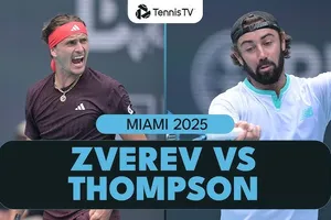 Alexander Zverev vs Jordan Thompson 7-5, 6-4: Zverev hạ Thompson dễ dàng, Zverev ghi danh vào vòng 4 đơn nam Miami Open 2025