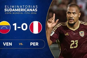 Venezuela vs Peru 1-0: Salomon Rondon ghi bàn duy nhất trên chấm penalty, Paolo Guerrero kém duyên ghi bàn, Venezuela giành 3 điểm quý giá