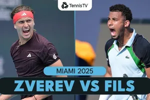 Alexander Zverev vs Arthur Fils 6-3, 3-6, 4-6: Arthur Fils xuất thần hạ Zverev, giành vé Jakub Mensik ở Tứ kết Miami Open 2025