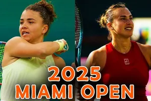 Aryna Sabalenka vs Jasmine Paolini 6-2, 6-2: Thắng dễ Paolini, Sabalenka gặp tay vợt Mỹ Jessica Pegula ở chung kết đơn nữ Miami Open 2025