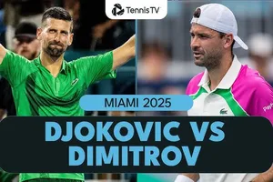 Novak Djokovic vs Grigor Dimitrov 6-2, 6-3: Lão tướng 37 tuổi 10 tháng Djokovic hạ Dimitrov dễ dàng, giành vé gặp Jakub Mensik ở chung kết Miami Open 2025