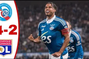 Strasbourg vs Lyon 4-2: Kịch tính hiệp 2, 6 bàn mãn nhãn, Andrey Santos, Dilane Bakwa, Emanuel Emegha, Sam Amo-Ameyaw đua tài phá lưới, Strasbourg hơn Lyon đúng 1 điểm 