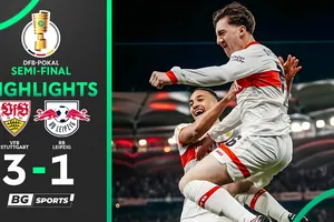 VfB Stuttgart vs RB Leipzig 3-1: Angelo Stiller khai bàn phút thứ 5, Nick Woltemade, Jamie Leweling tỏa sáng, Benjamin Sesko ghi bàn, Stuttgart gặp Bielefeld ở chung kết DFB Cup