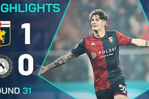 Genoa vs Udinese 1-0: Alessandro Zanoli ghi bàn duy nhất, VAR ngăn bàn thắng của Rui Modesto, Genoa bỏ túi 3 điểm quý giá