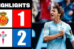 Mallorca vs Celta Vigo 1-2: Martin Valjent đánh đầu mở bàn, hiệp 2 Alfonso Gonzalez, Fer Lopez lần lượt tỏa sáng ngược dòng giành chiến thắng