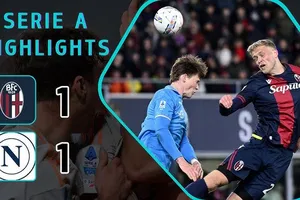 Bologna vs Napoli 1-1: Zambo Anguissa chớp thời cơ đột phá khai bàn, Dan Ndoye đánh gót điệu nghệ chia điểm đẹp mắt, Napoli thua Inter 3 điểm, tạm xếp nhì Serie A