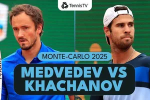 Daniil Medvedev vs Karen Khachanov 7-5, 4-6, 6-4: Dù bị chuột rút, hạt giống thứ 9 Medvedev vẫn vượt qua Khachanov giành vé vòng 2 Monte Carlo Masters